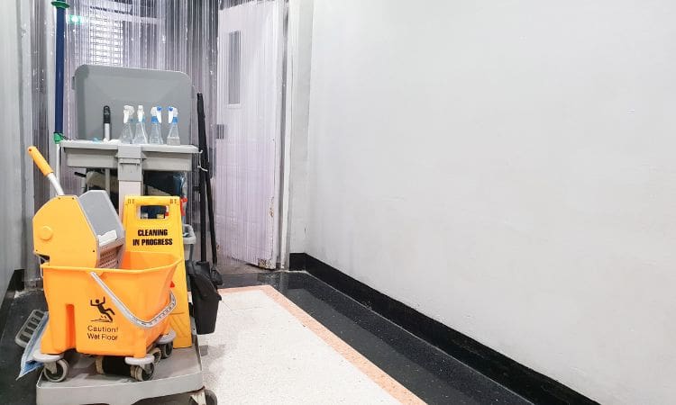Commercial cleaning trolley - Unique Cleaning Group